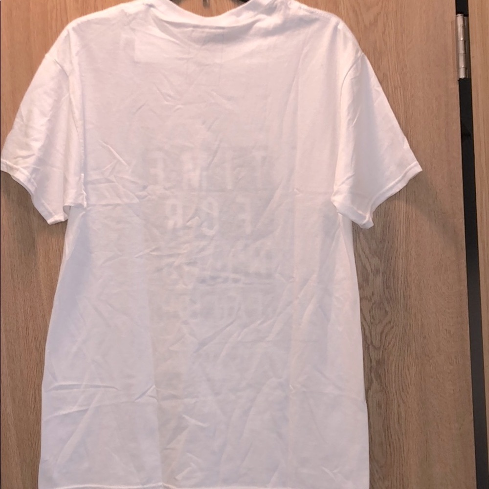 Sean john time for change T-Shirt white W/ black & grey graphics size M & L - Picture 3 of 6